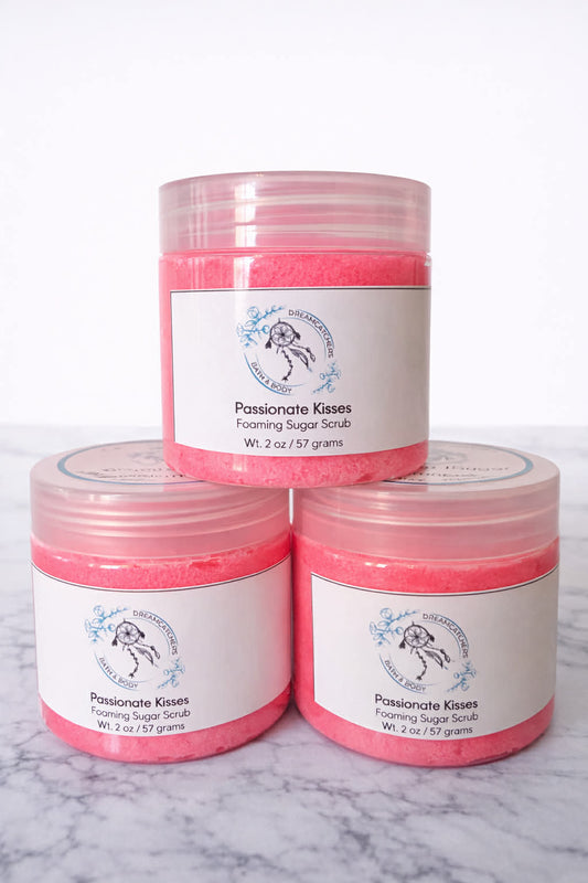 Passionate Kisses 2oz Foaming Sugar Scrub