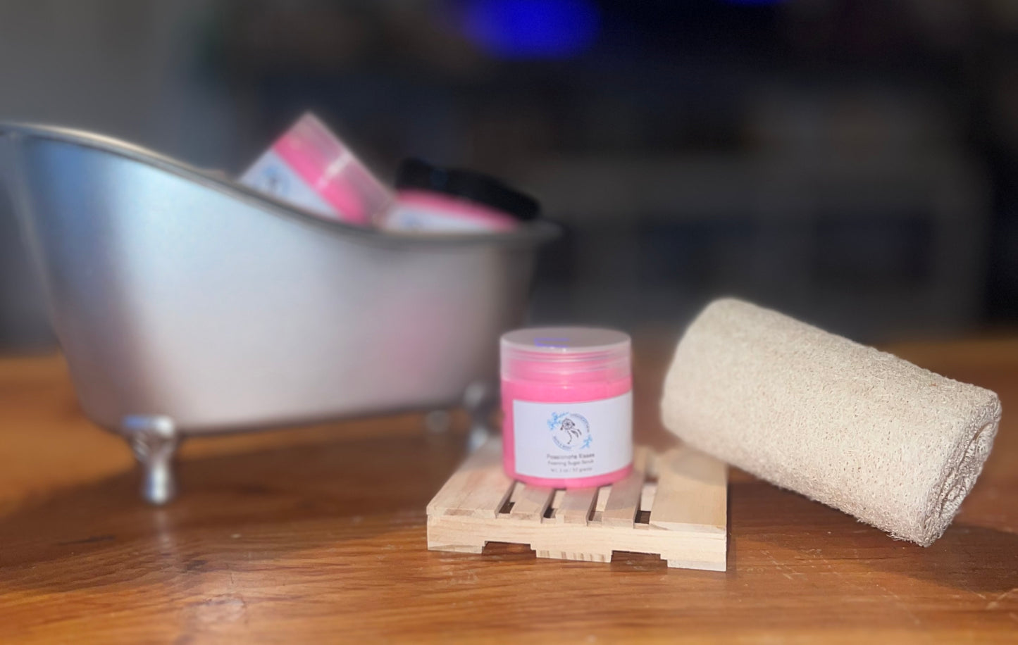 Passionate Kisses 2oz Foaming Sugar Scrub