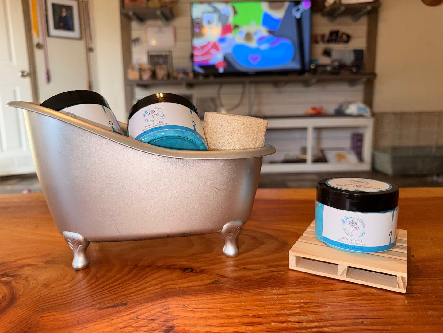 Whipped Shaving Soap Blueberry Pie