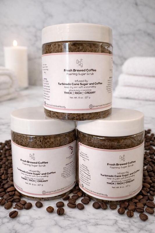 Fresh Brewed Coffee Foaming Sugar Scrub