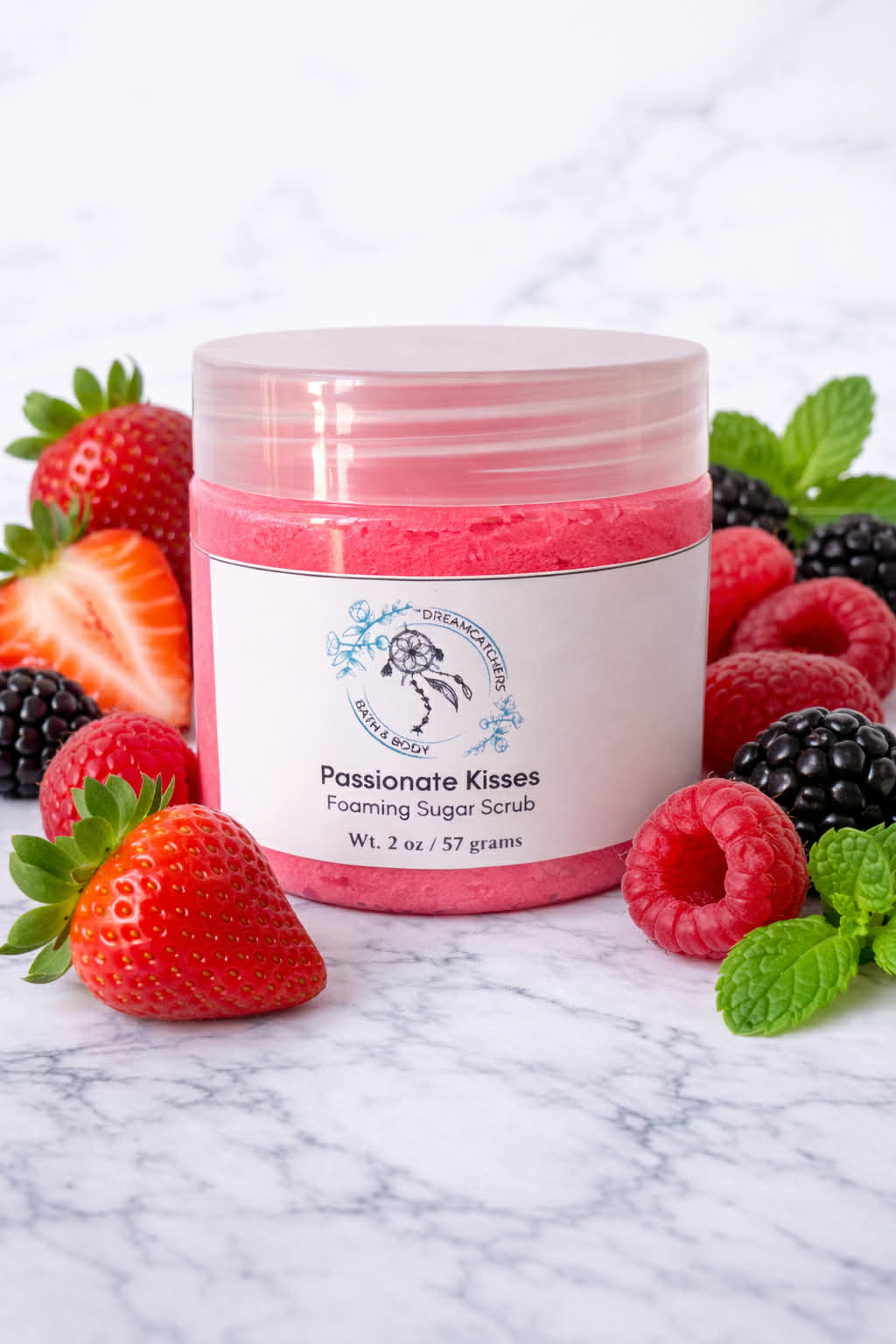 Passionate Kisses 2oz Foaming Sugar Scrub